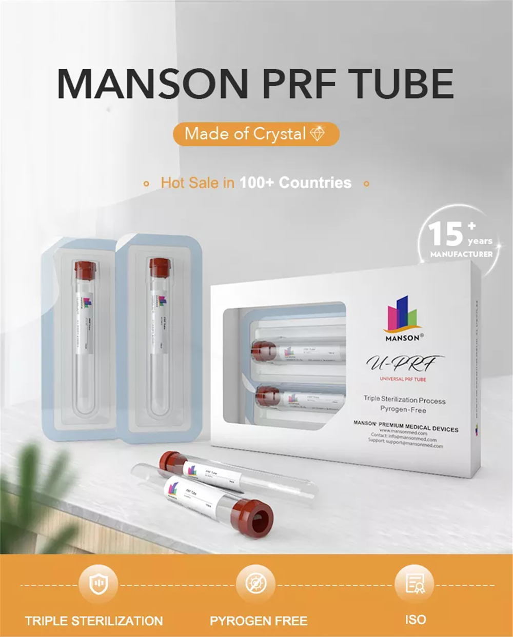 MANSON U-PRF Tube 10ml (1)